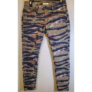Denim and Supply Ralph Lauren Women's Tiger Stripe Camo Print Jeans Size 28